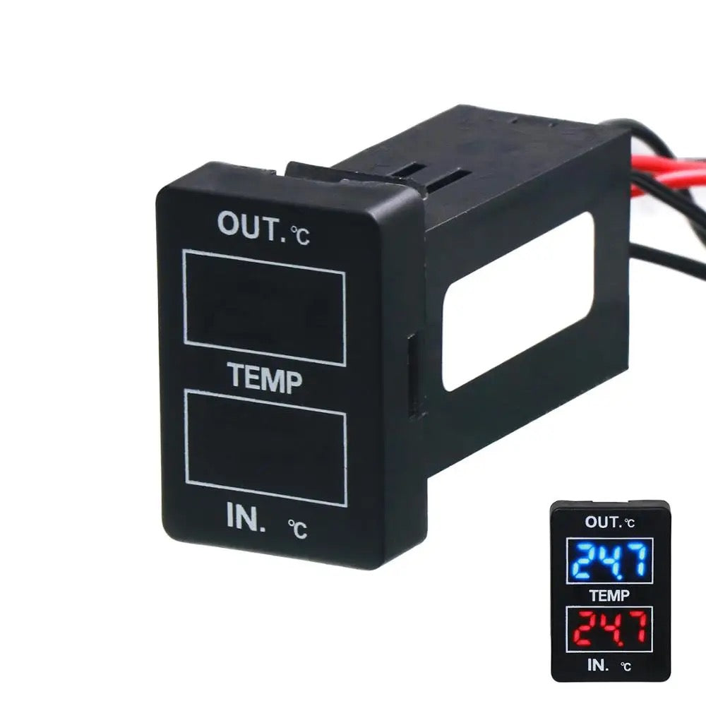 Dual temperature Digital Display for Toyota + Mitsubishi
