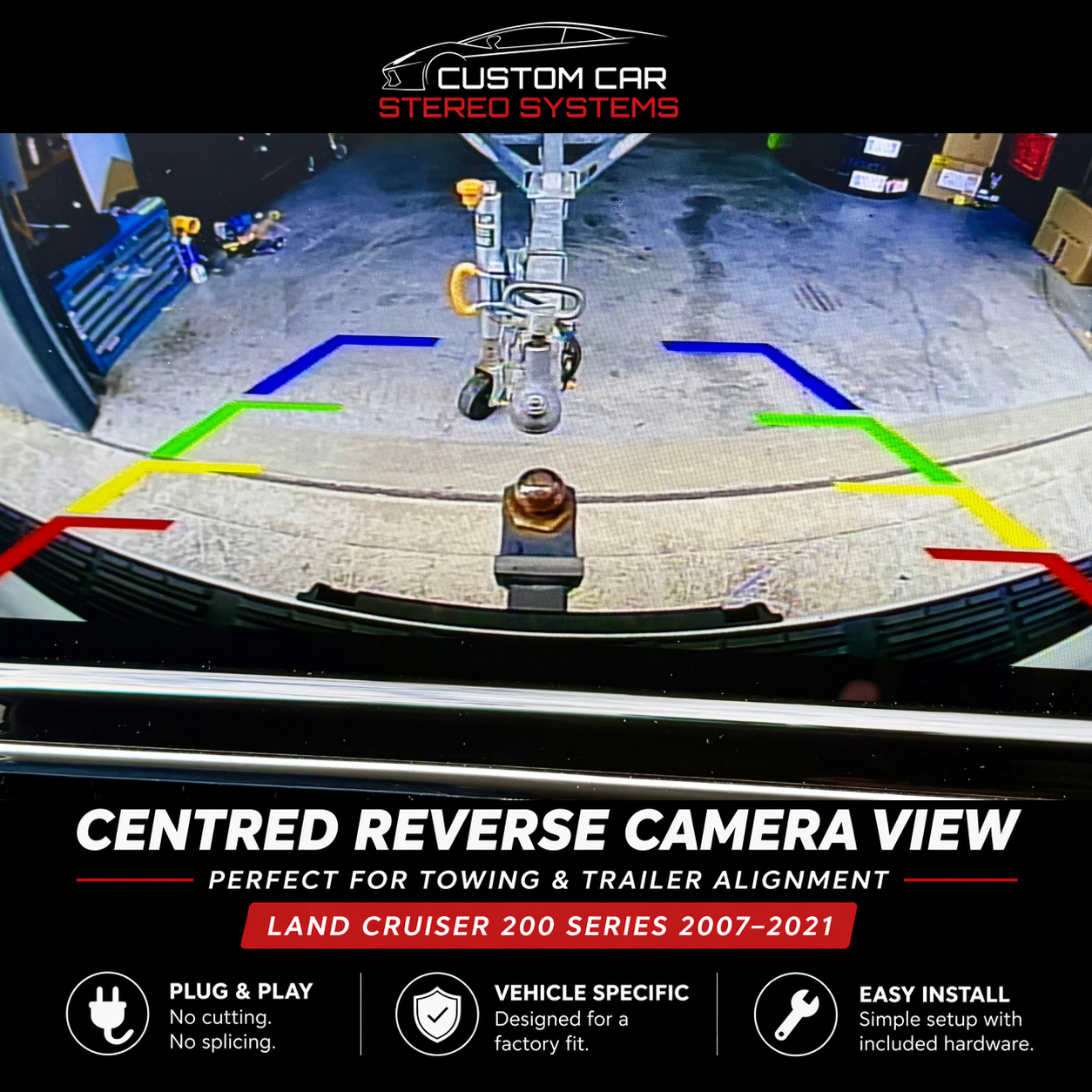 Toyota Land Cruiser 200 Series Reverse Camera Relocation Kit
