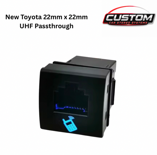 Toyota 2018+ 22mm RJ45 UHF Passthrough